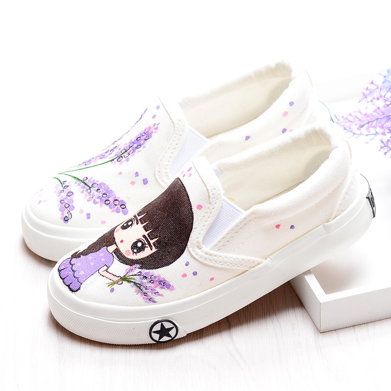 Chaussures enfants en toile suture de voiture pour été - semelle tendon - Ref 1039920 Image 5