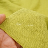 裤 套装 子连衣裙布料DIY 秋香绿色纯亚麻棉麻面料西装 垂感亲肤透气