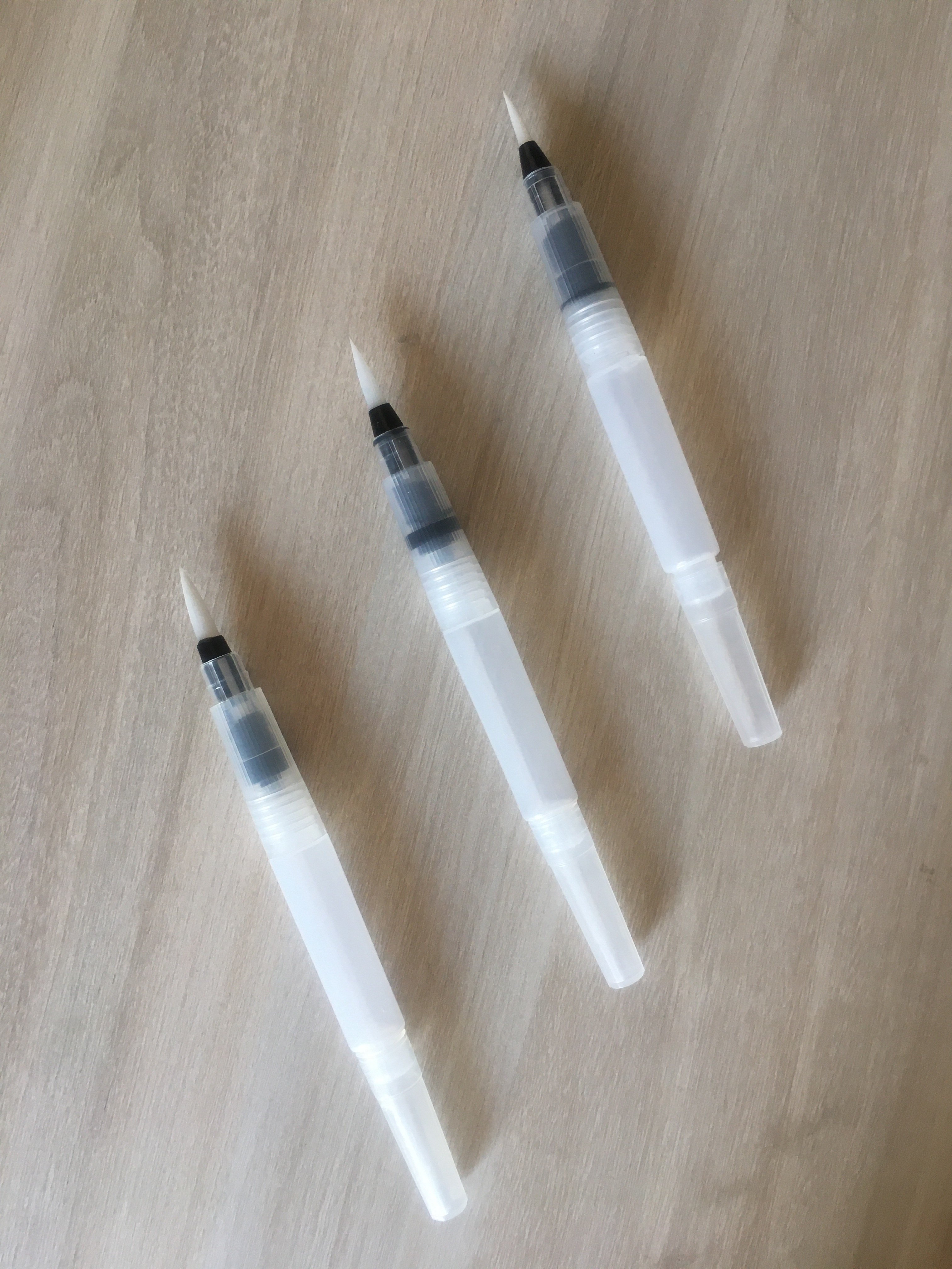 自来水笔储水毛笔 日本SAKURA樱花QR书法毛笔 彩铅固体水彩好伴侣