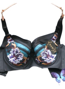 大码全罩杯文胸美背胸罩内衣胖mm薄上托聚拢胸衣100b定型双十一