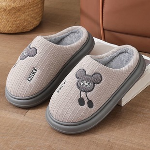 2025年新款情侣拖鞋大码慈溪棉拖鞋男士棉拖毛绒情侣棉鞋女士保暖