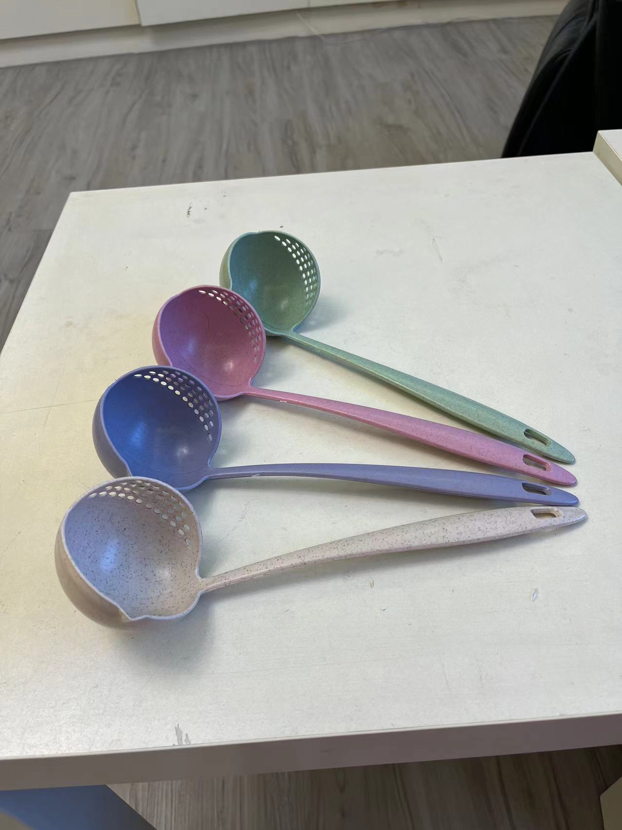 HAN翰汤勺+漏勺二合一长柄