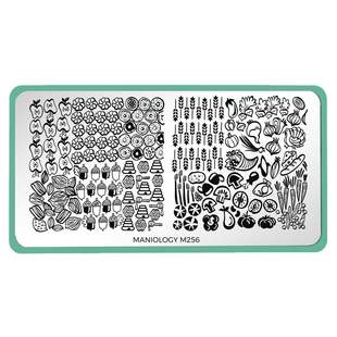 Maniology美甲印花板M256M257秋季 味道专业指甲图案转印工具
