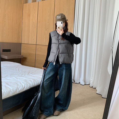 2026新款女秋冬韩系厚棉马甲