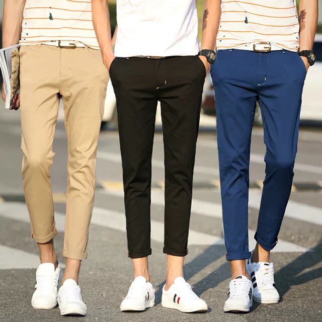 Pantalon en vrac pour jeunesse AGAMEMNON en coton pour été - Ref 1471024 Image 1