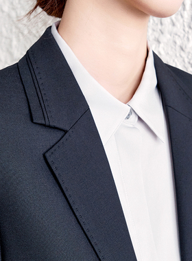 OFFIY高级羊毛系列-TOP职业气面试正装外套正式短款小西装套装女