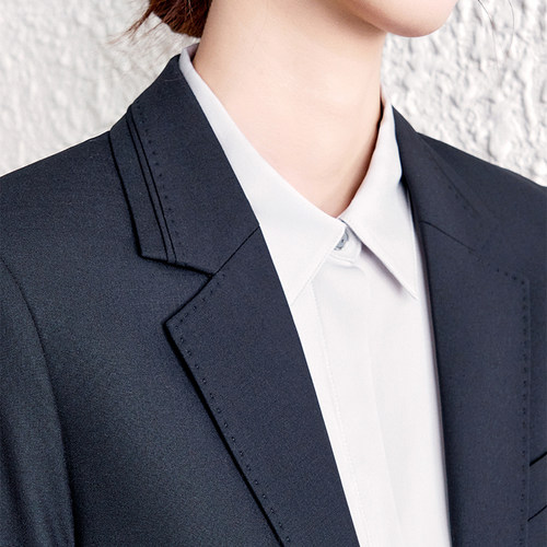 有帆高级羊毛职业短款小西装