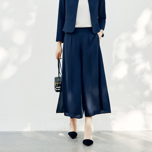 25新款 春夏透气高腰雪纺阔腿裤 轻薄小个子 气质与比例重塑 OFFIY