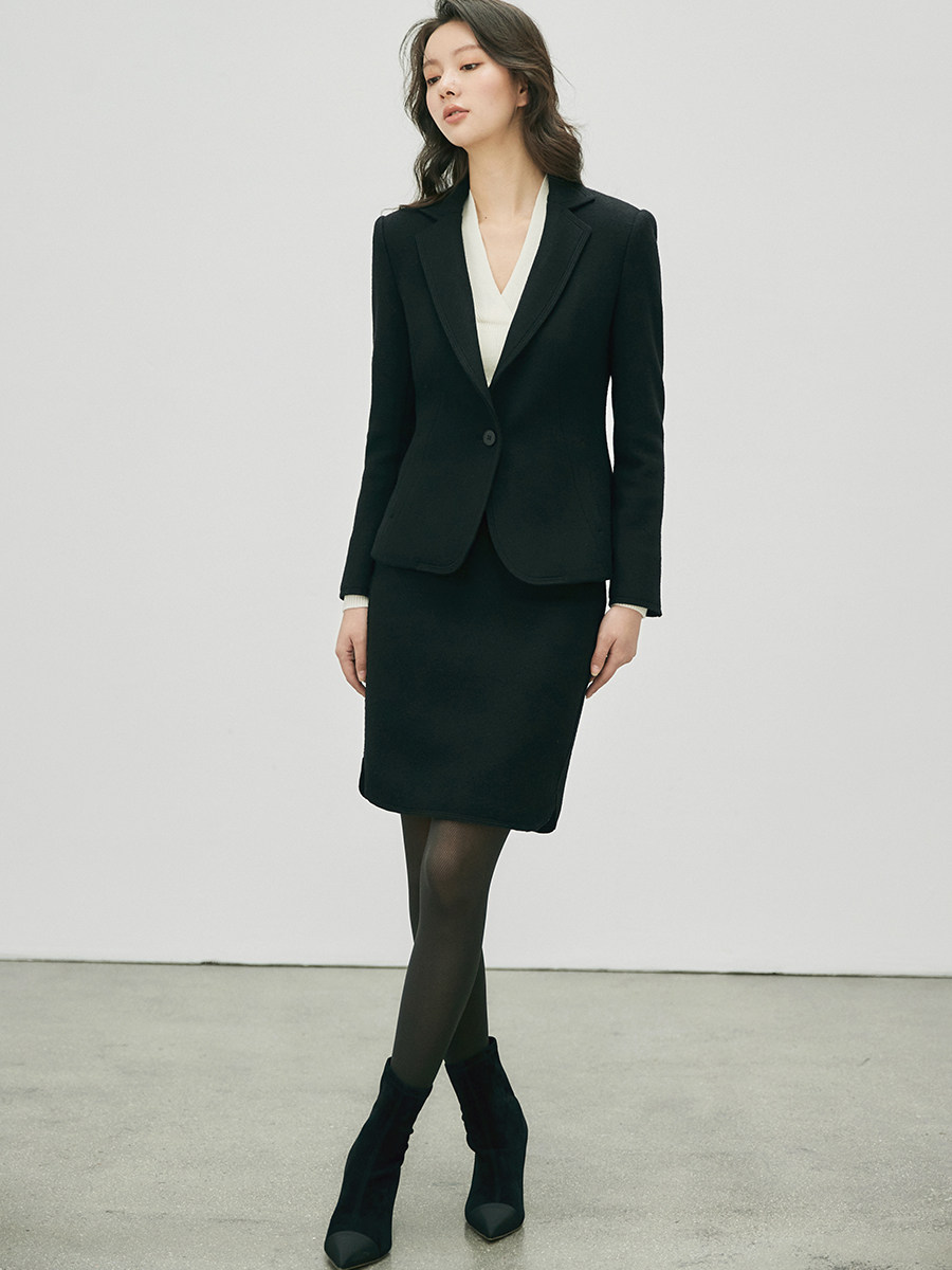 秋冬铅笔裙OFFIY半裙职业