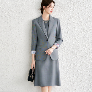 智性气质 女26春夏新款 高级羊毛西装 子职业正套装 服外套裤 OFFIY