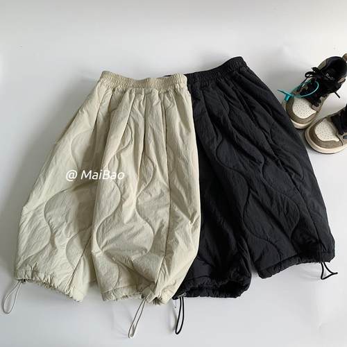 麦宝儿童棉裤2025冬季新款韩版男女童宽松加厚长裤宝宝裤子潮