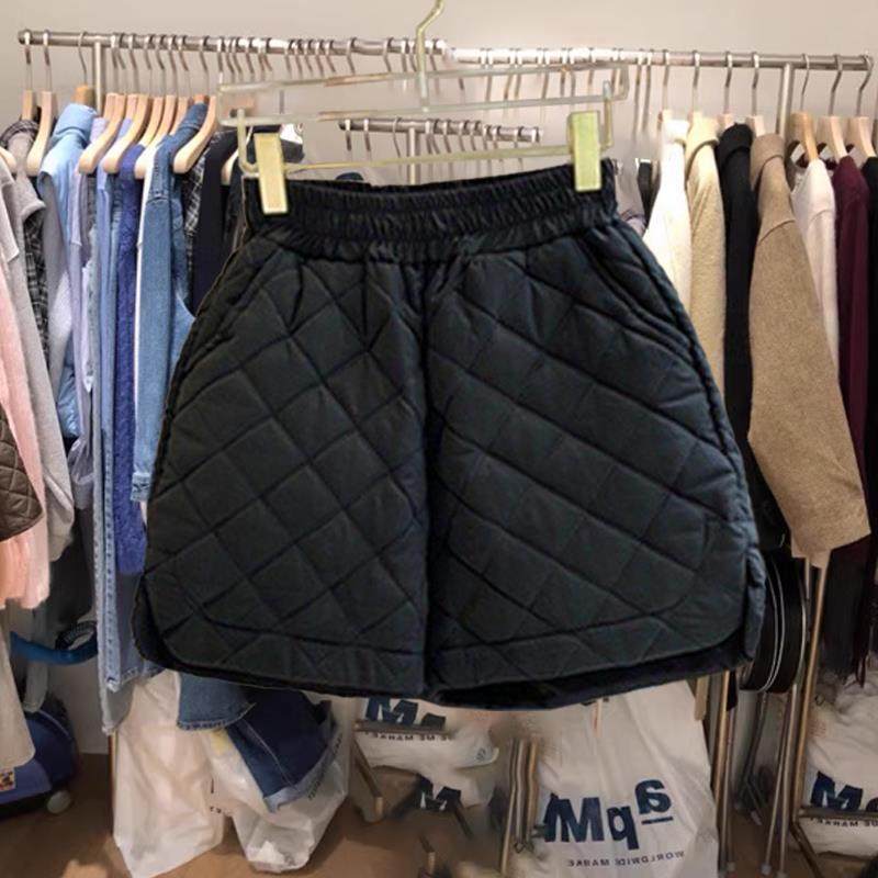 短裤夹棉阔腿裤女秋冬款松紧腰女士休闲靴裤宽松大码百搭打底棉裤,女装/女士精品,棉裤/羽绒裤,淘宝优惠券,粉丝福利购,淘宝优惠卷