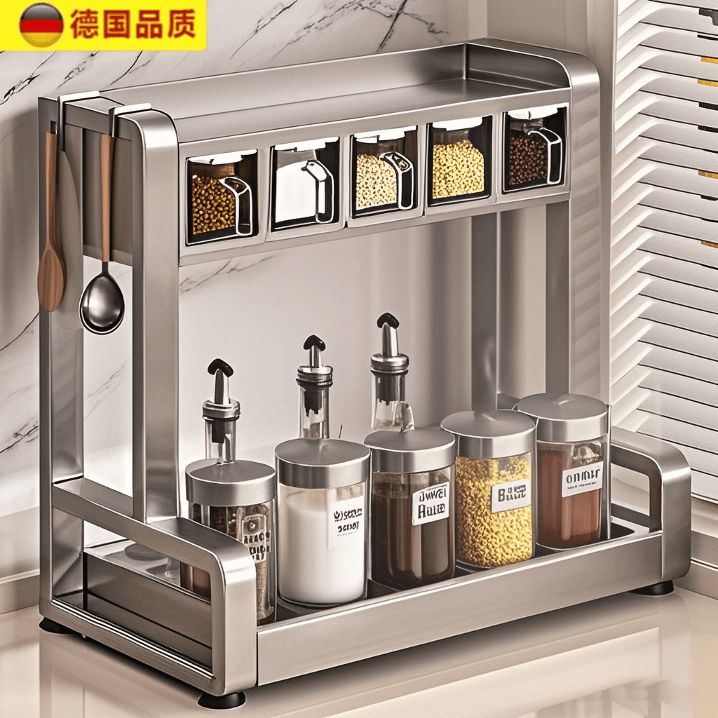 德国厨房调料置物架筷子刀架台面多功能调味品厨具收纳架多层架子,厨房/烹饪用具,调料置物架,淘宝优惠券,粉丝福利购,淘宝优惠卷