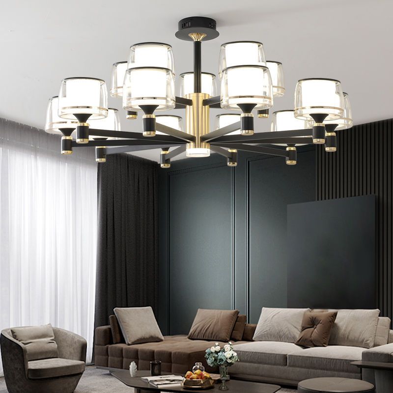 客厅灯吊灯吸吊两用铝材防蚊防尘