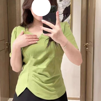 大码女装2025年夏季新款v