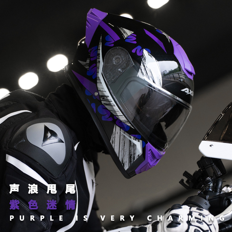 冬防风电动摩托车全覆式全盔新款