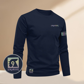 中青年休闲圆领韩版 潮流男装 春秋纯棉打底T恤2025新款 气质叠穿上