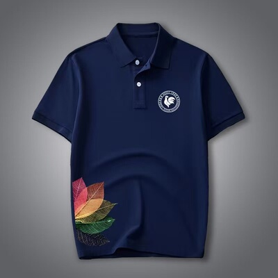 新款法国公鸡新款短息常规休闲商务Polo衫潮流时尚高端男装夏季衫