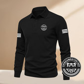 透气体恤打底 高档商务欧货POLO长袖 新款 T恤男潮流ins时尚 2025秋季