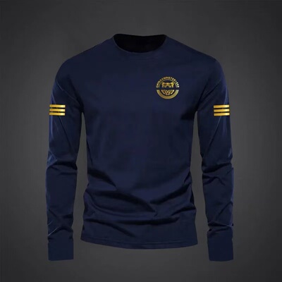 秋季新款男士长袖圆领打底衫