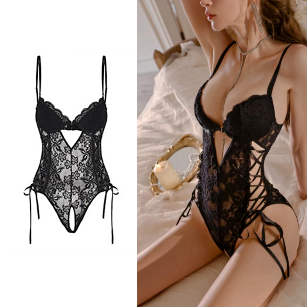 法式高级感蕾丝连体衣