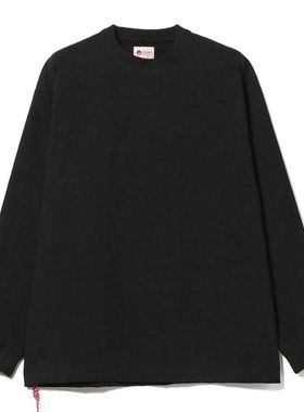 西山好牛BEAMS 24SS青春宽松日本制红绳长袖流行圆领余文乐潮T恤