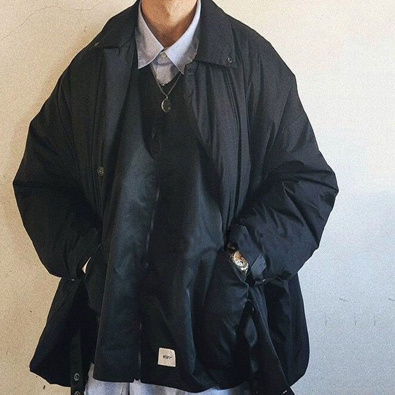 西山好牛N.H新雪丽棉日系宽松加厚棉衣潮牌棉服外套大衣