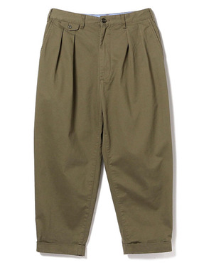 西山好牛BEAMS锥形裤宽松休闲裤24aw九分裤裤子日潮余文乐同款