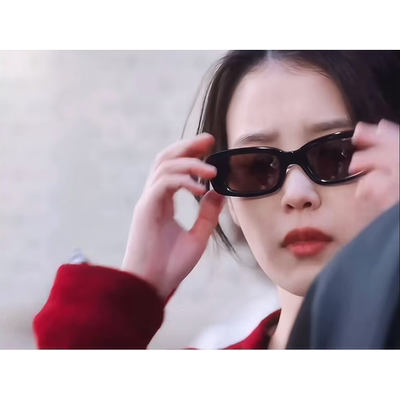 21世纪大君夫人IU同款墨镜小框简约方形2026新款防晒太阳眼镜街拍