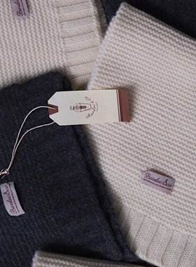 BARDOC VINTAGE 【售罄展示】100%纯羊毛复古舒适编织极简围巾