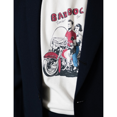 Bardoc短袖复古复古针织