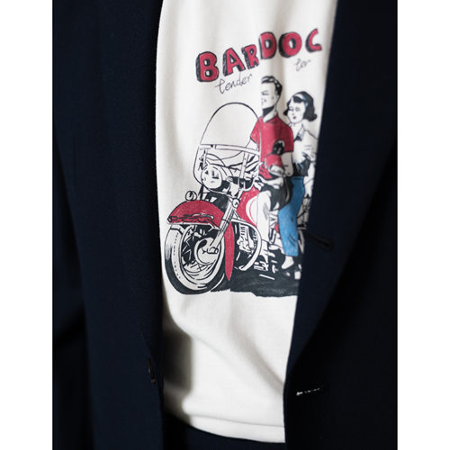 Bardoc短袖复古复古针织