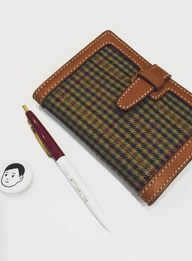 WINNOW英伦复古格子多功能护照包旅游证件包