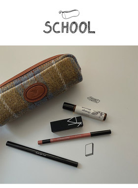 WINNOW复古笔袋个性简约大容量铅笔袋文具袋收纳包