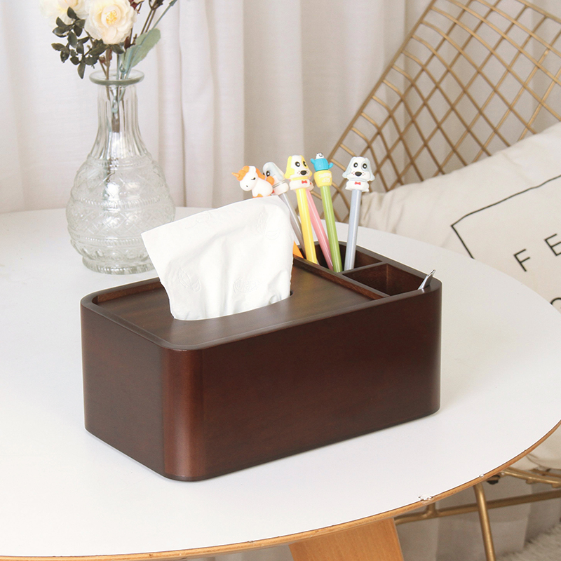 胡桃木家用中式抽纸盒纸巾盒