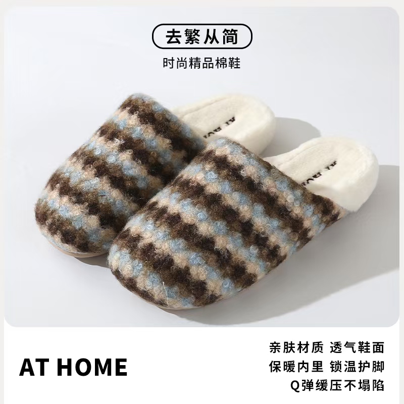 2025新款棉拖鞋防滑厚底静音