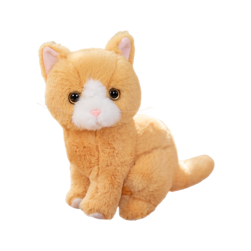 皮皮龙仿真坐姿田园猫咪