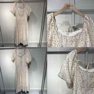 连衣裙简约风格 泡泡袖 LZ6737 女装 磊征夏季