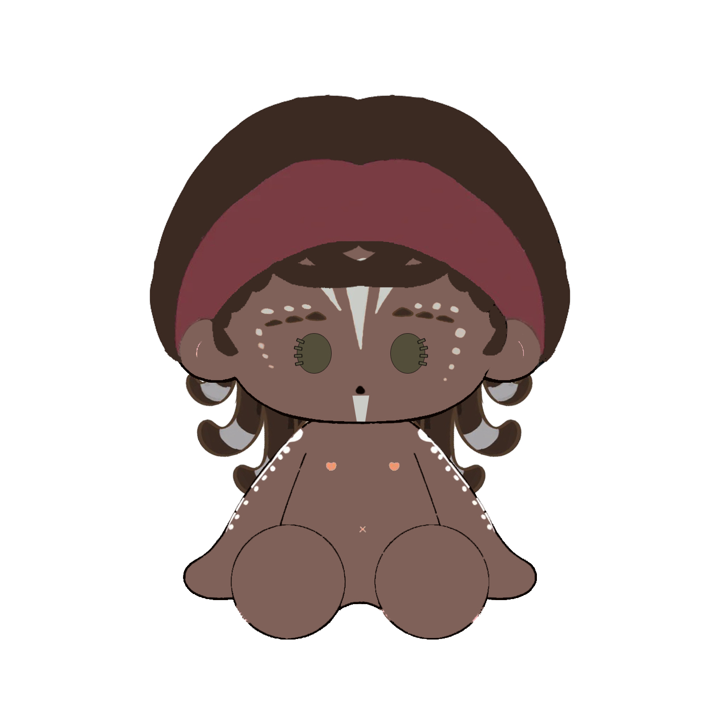 40cm咒术师棉花娃娃第五人格游戏周边一番赏毛绒玩偶可爱睡觉抱枕