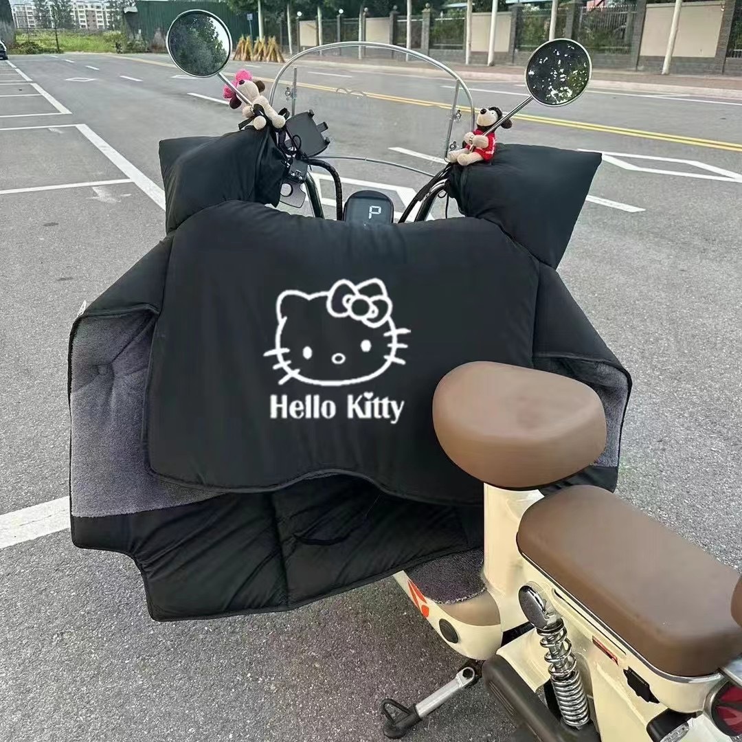 2025新款哈喽kt电动车挡风被秋冬