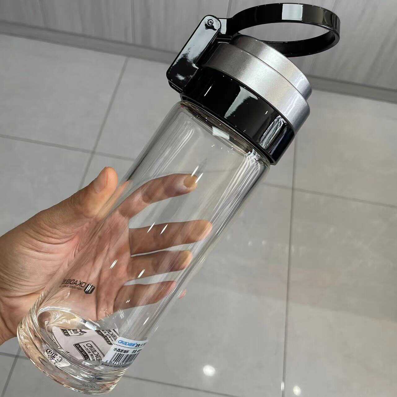 厚底大容量单层防烫玻璃杯