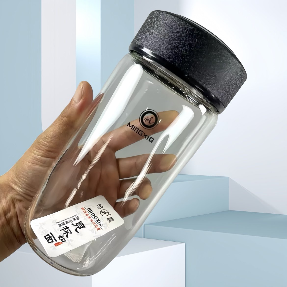 明霞单层玻璃杯3522大容量鹅蛋鸭蛋水杯茶杯定制印字做LOGO小礼品,餐饮具,定制/广告杯,淘宝优惠券,粉丝福利购,淘宝优惠卷