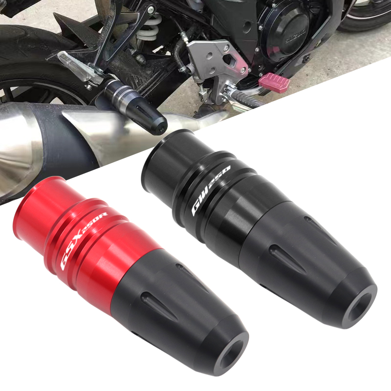 适用铃木GW250 GSX250R改装配件排气管防摔胶保险护杠防护球