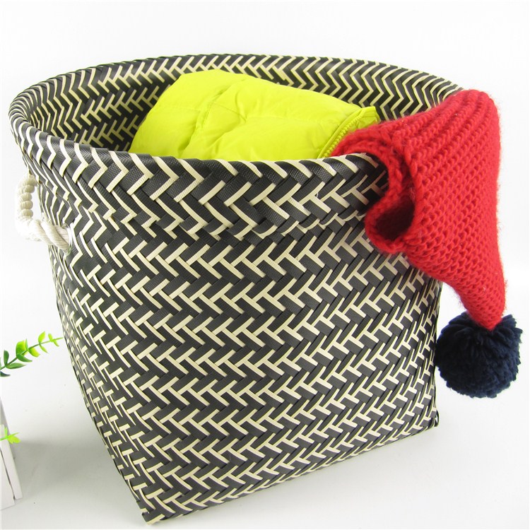 塑料大中小号编织整理篮收纳筐