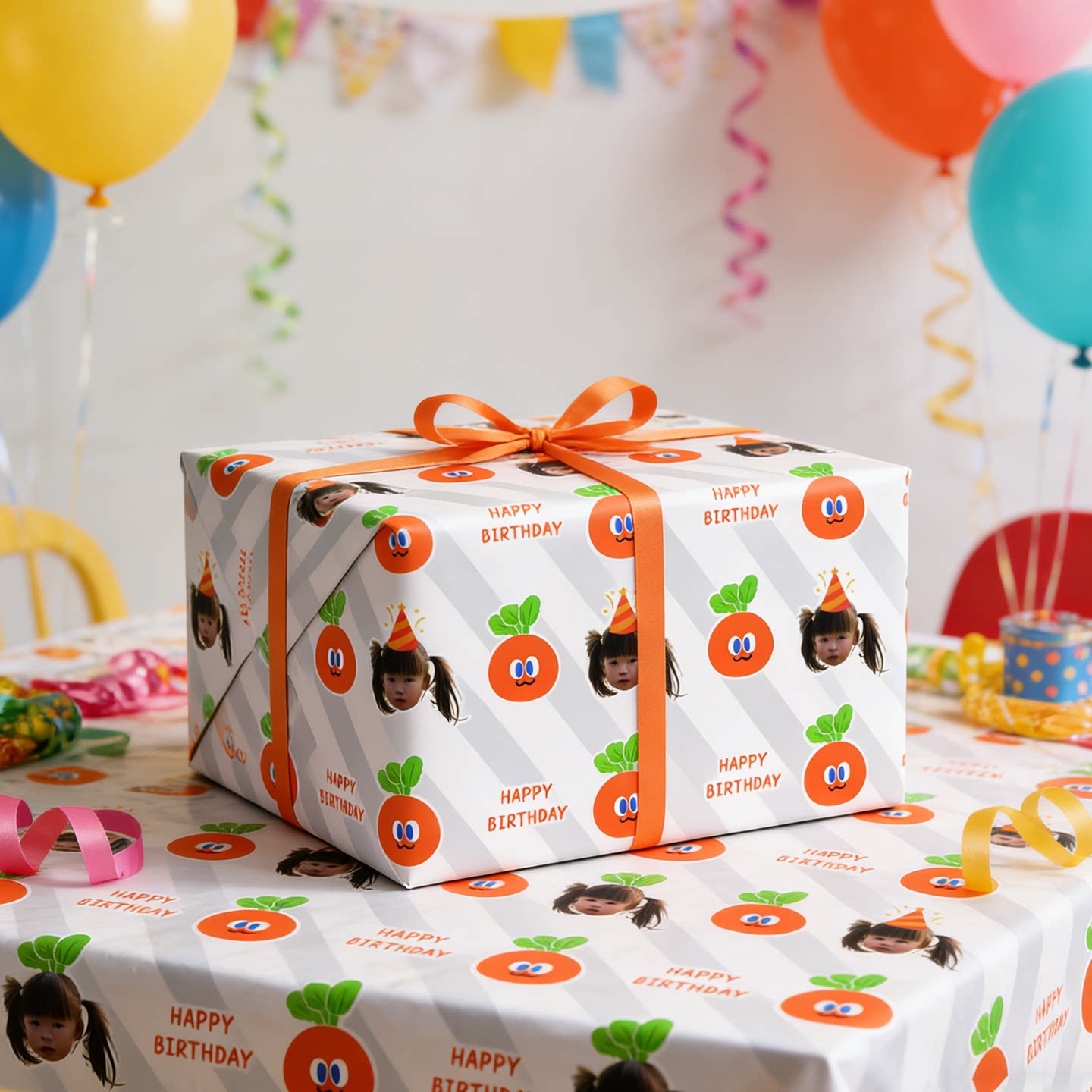 「wmls特供款」五月天周边照片名字定制创意生日礼物包装纸diy