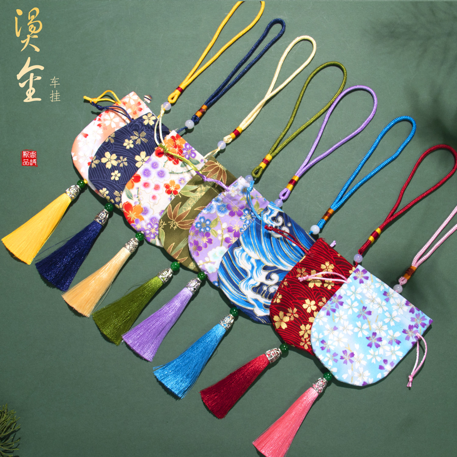 NEW DRAGON BOAT FESTIVAL SACHET WORMWOOD LAVENDER SACHET MOSQUITO REPELLENT EMPTY BAG HOT STAMPING COTTON CAR HANGING PORTABLE SACHET PURSE