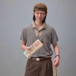 条纹Polo衫 化学制品 悠长假期 濑名 CFE_POLO_180G S4_NVY