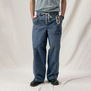 鼹鼠皮法工裤 P2_BLU_WORKPANTS 航海老水手 化学制品