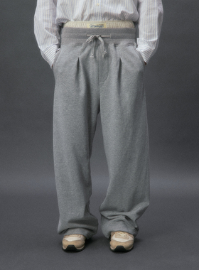 化学制品 基础阔腿直筒卫裤 P2_LGY_SWEATPANTS