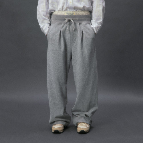 化学制品 基础阔腿直筒卫裤 P2_LGY_SWEATPANTS